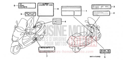 ETIQUETTE DE PRECAUTIONS FES1251 de 2001